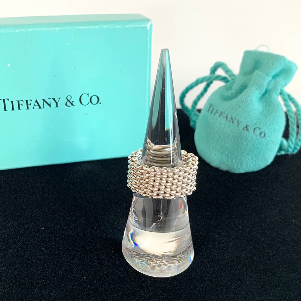 TIFFANY & Co. Somerset Ring Weave 925